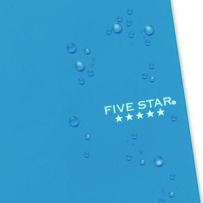 Wirebound Notebook, 2-Subject, Medium/College Rule, Assorted Cover Color, (80) 9.5 x 6.52 Sheets, 6/Pack