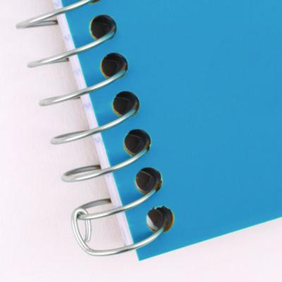 Wirebound Notebook, 2-Subject, Medium/College Rule, Assorted Cover Color, (80) 9.5 x 6.52 Sheets, 6/Pack