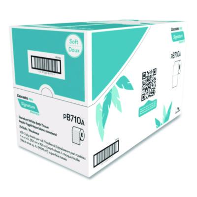 Signature Bath Tissue, Septic Safe, 2-Ply, White, 400 Sheets/Roll, 24 Rolls/Carton