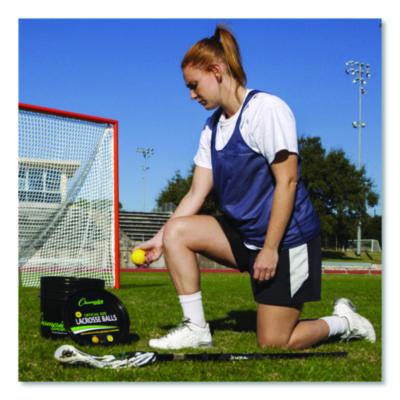 Champion Sports Bucket of Lacrosse Balls, Regulation Size, Yellow, 36 Balls/Bucket (CSILBYN36) CSILBYN36