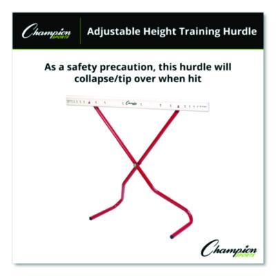 Champion Sports Adjustable Training Hurdle, 41" x 14", 1" Tube dia (CSIPH) CSIPH