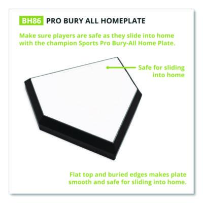 Champion Sports Pro Bury All Homeplate, 20" x 20" x 4" (CSIBH86) CSIBH86