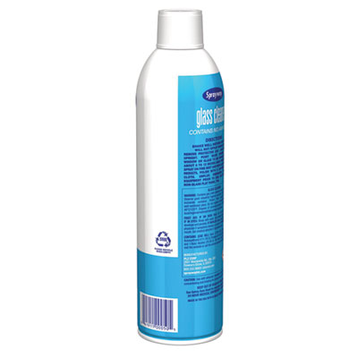 Glass Cleaner, 19 oz Aerosol Spray, 12/Carton