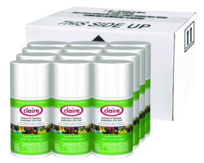 Metered Air Freshener, Country Garden, 11 oz Aerosol Spray, 12/Carton