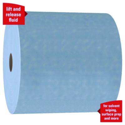 X90 Cloths, Jumbo Roll, 2-Ply, 11.1 x 13.4, Denim Blue, 450/Roll