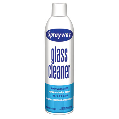 Glass Cleaner, 19 oz Aerosol Spray, 12/Carton
