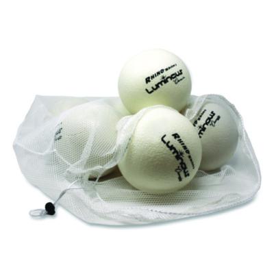 Champion Sports Rhino Skin Luminous Dodgeball Set, 6.3" Diameter, 6/Set (CSIRXLUMSET) CSIRXLUMSET