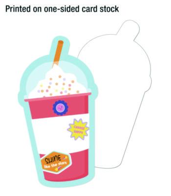 Assorted Colorful Cut-Outs, 36-Piece Set, We Stick Together: Cups + Water Bottles, 5.8