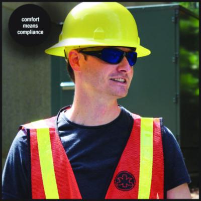 GLASSES,BLUE LENS,12/C,BK