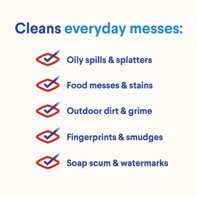 Disinfecting All Purpose Cleaner Spray, Crisp Lemon Scent, 32 oz Bottle, 9/Carton