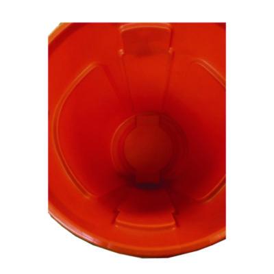 Brute Round Container, 32 gal, Resin, Orange