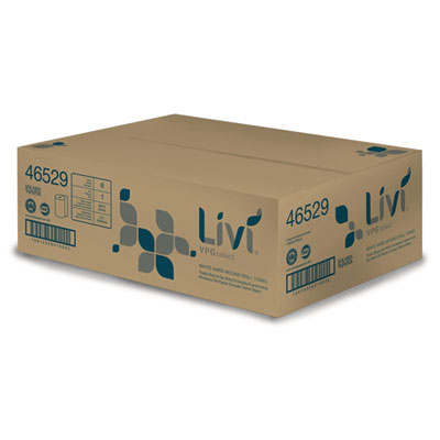 Hard Wound Roll Towel, 1-Ply, 8