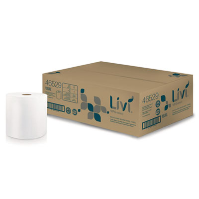 Hard Wound Roll Towel, 1-Ply, 8