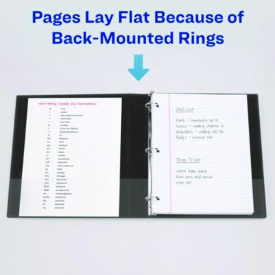 Showcase Economy View Binders with Slant Rings, 3 Rings, 2