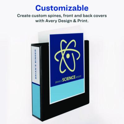 Showcase Economy View Binders with Slant Rings, 3 Rings, 2