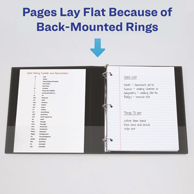 Showcase Economy View Binders with Slant Rings, 3 Rings, 3