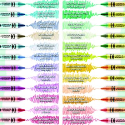 Colors of Kindness Crayons, Assorted, 24/Pack