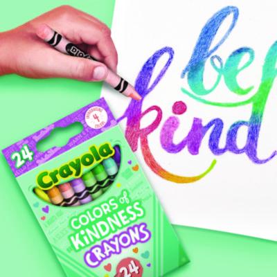 Colors of Kindness Crayons, Assorted, 24/Pack