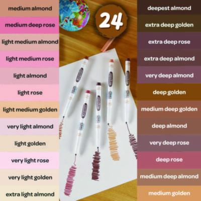 Colors of the World Washable Markers, Fine Bullet Tip, Assorted Colors, 24/Pack