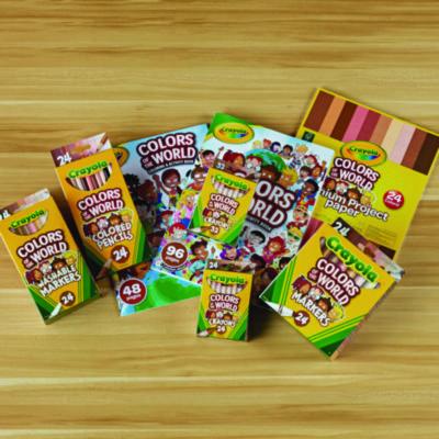 Colors of the World Washable Markers, Fine Bullet Tip, Assorted Colors, 24/Pack