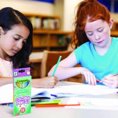 Colors of Kindness Colored Pencils, Assorted Lead and Barrel Colors, 12/Box