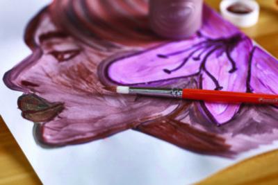 Premier Tempera Paint, Brown, 16 oz Bottle