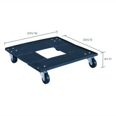 Stacking Chair Cart, Metal, 23.13