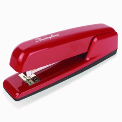 747 Business Full Strip Desk Stapler, 30-Sheet Capacity, Rio Red