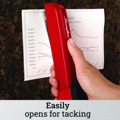 747 Business Full Strip Desk Stapler, 30-Sheet Capacity, Rio Red