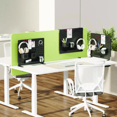 Pegboard Organizer, Three Compartments, 20.58 x 1 x 17, Black, Steel