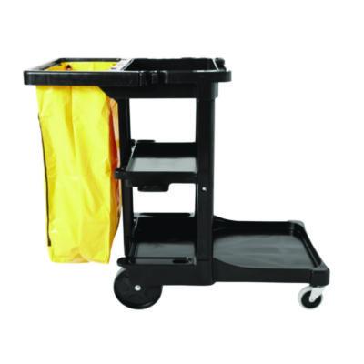Cleaning Cart Locking Door Kit, Black