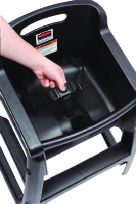 Sturdy Chair Youth Seat, Assembly Required, Black