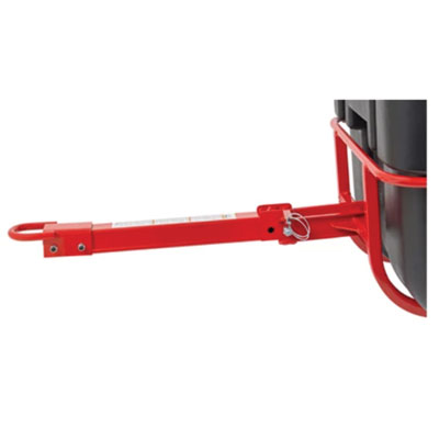 Hitch with Hardware for Towable/Trainable Tilt Truck, Metal, Red