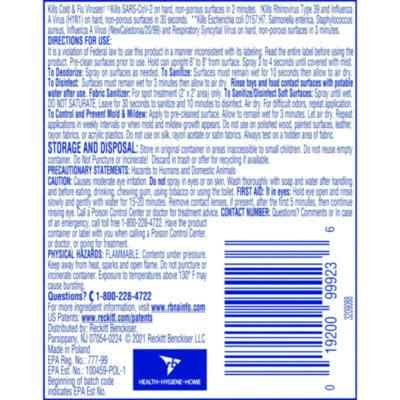 Disinfectant Spray To Go, Crisp Linen Scent, 1.5 oz Aerosol Spray, 12/Carton