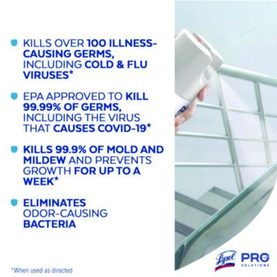 Disinfectant Spray To Go, Crisp Linen Scent, 1.5 oz Aerosol Spray, 12/Carton