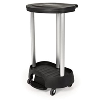 CAN,LINEN HAMPER,STEP,BK