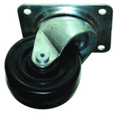 Rubbermaid® Commercial 4-Inch Swivel Plate Caster with Hardware
