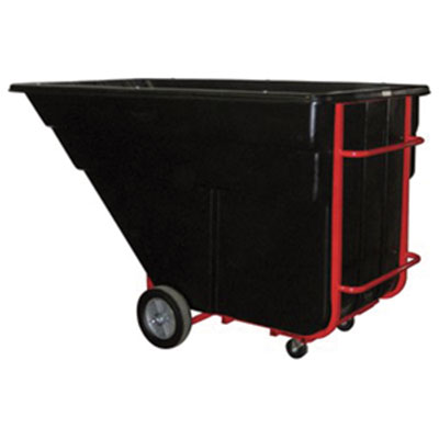 12-Inch Wheel for 1.5 Cu Yd Standard Duty Tilt Truck, Black