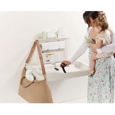 Safety Strap Kit with Hardware for Baby-Changing Station, 3 x 7, Black