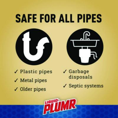 Pro-Strength Full Clog Destroyer Plus PipeGuard, Gel, 80 oz