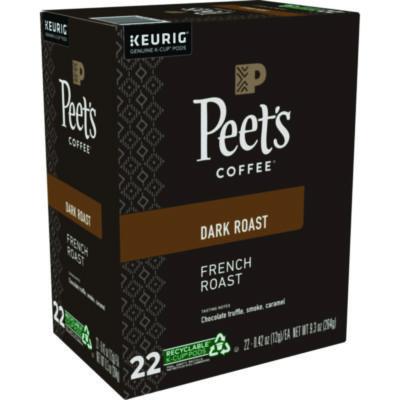 Peet%27s Coffee & Tea French Roast Coffee K-Cups, 22/box (GMT6545) GMT6545