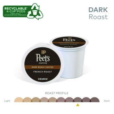 Peet%27s Coffee & Tea French Roast Coffee K-Cups, 22/box (GMT6545) GMT6545
