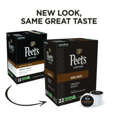 Peet%27s Coffee & Tea French Roast Coffee K-Cups, 22/box (GMT6545) GMT6545