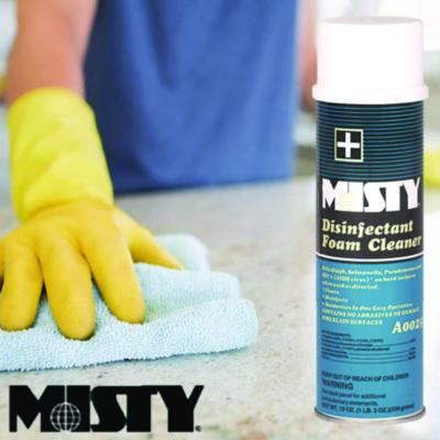 Disinfectant Foam Cleaner, Fresh Scent, 19 oz Aerosol Spray, 12/Carton
