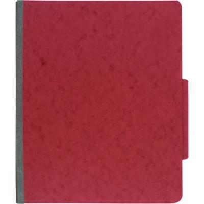 ACCO Pressboard Classification Folders, 2" Expansion, 1 Divider, 4 Fasteners, Letter Size, Earth Red Exterior, 10/Box (ACC15034) ACC15034