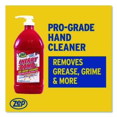 Cherry Bomb Gel Hand Cleaner, Cherry Scent, 48 oz, 4/Carton