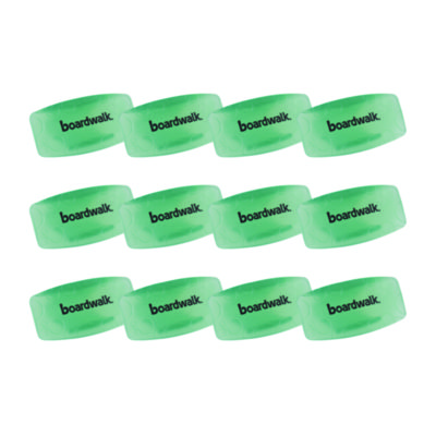 Toilet Bowl Clip, Cucumber Melon Scent, Green, 12/Box BWKCLIPCME