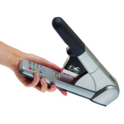 Heavy-Duty Cartridge Stapler, 80-Sheet Capacity, Silver