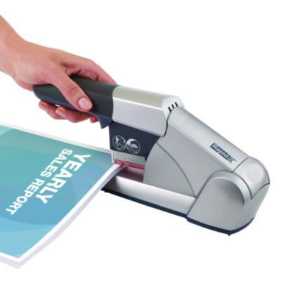 Heavy-Duty Cartridge Stapler, 80-Sheet Capacity, Silver