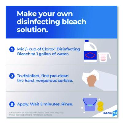 Concentrated Germicidal Bleach, Regular, 121 oz Bottle